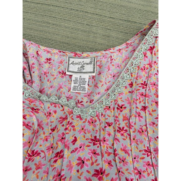 April Cornell 1990s Floral Dress size Small - Picture 5 of 9